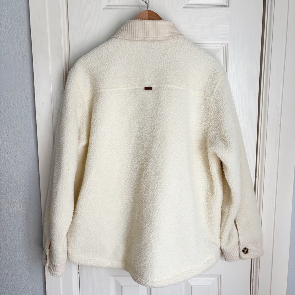 Rip Curl High Tide Oversized Sherpa Shacket Jacke… - image 7